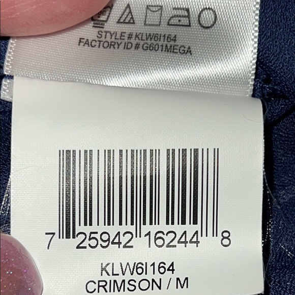 BCBGeneration Women's Ruffled Smocked Red & Blue Sleeveless V Neck Mini Dress M - Picture 10 of 10